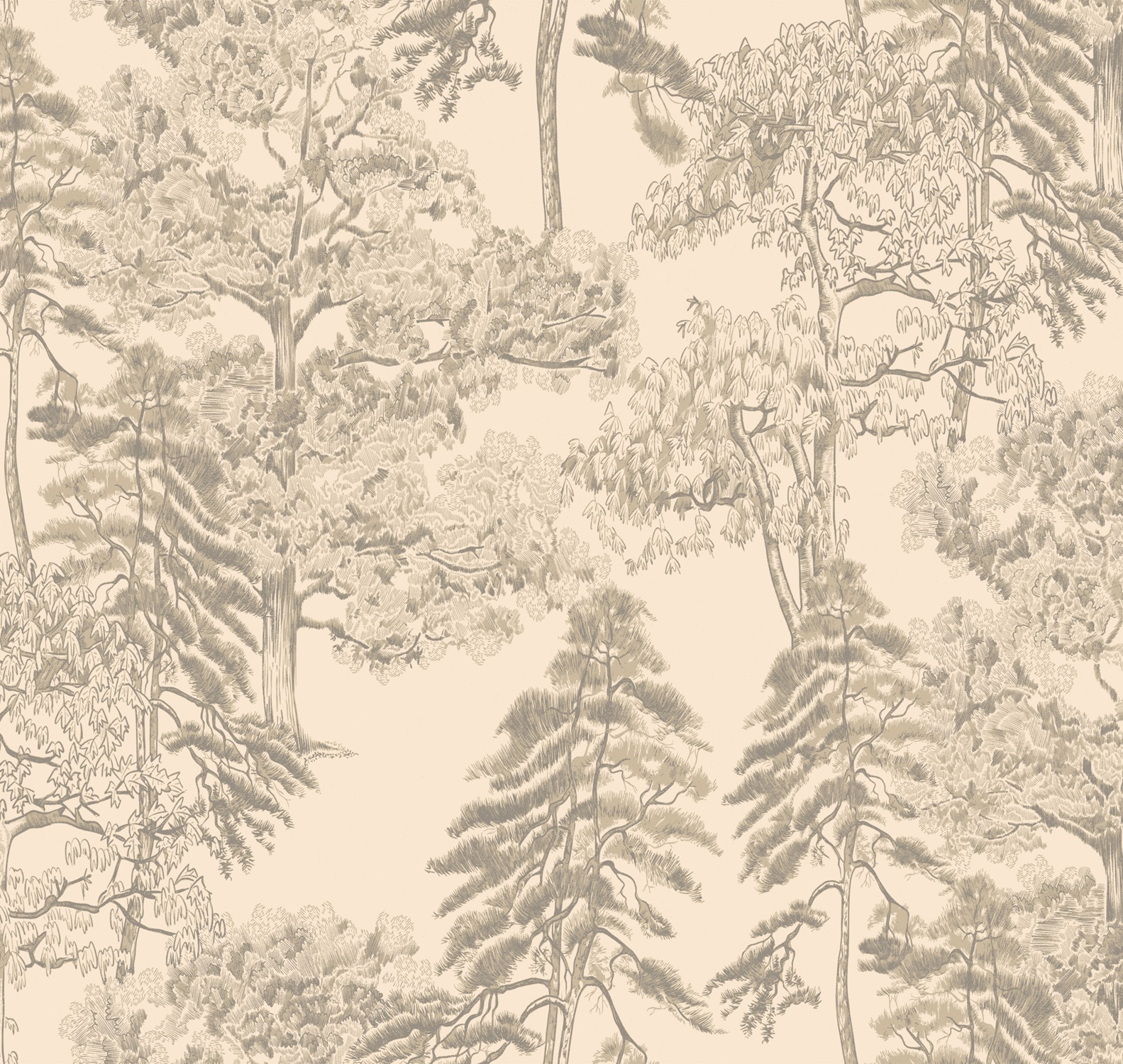 Обои Milassa Ambient vol.4 Лесной этюд Лес в полдень AM5 002/1 10,05×1